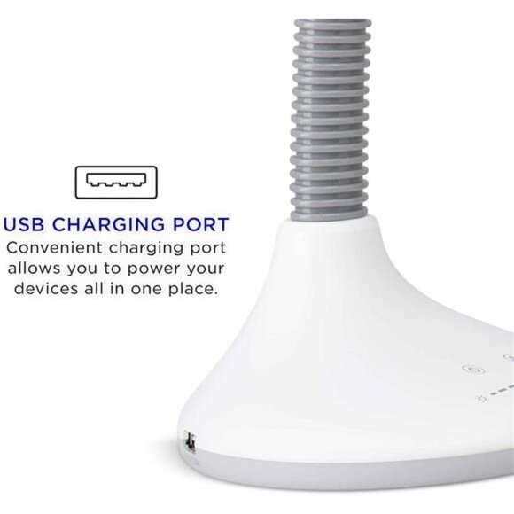 SmartLight Full Spectrum LED Desk Lamp with Adjustable Brightness, Flexible - Picture 5 of 7